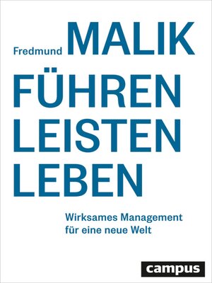 cover image of Führen Leisten Leben